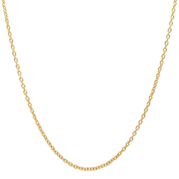 Collana a catena Rolo in oro da uomo di classe da 2,4 mm