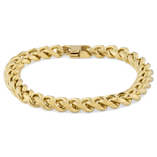 8mm gold-toned chain bracelet