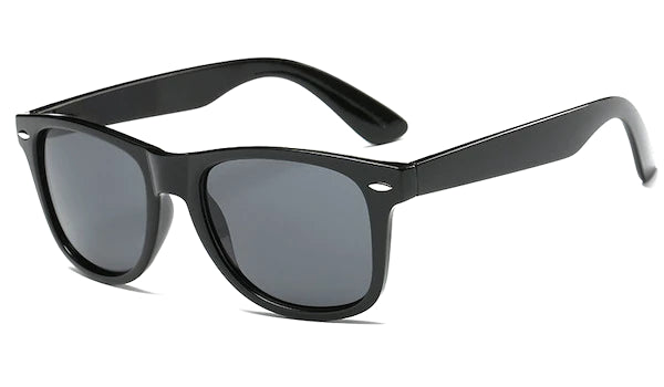 Black standard sunglasses for men