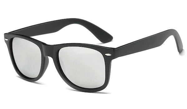 Silver mirror standard sunglasses for men