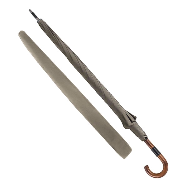 Beige gentleman's windproof umbrella
