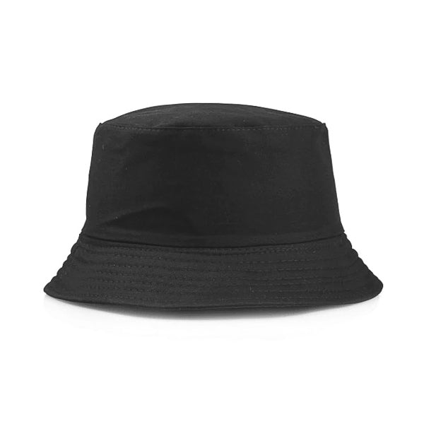 Black bucket hat