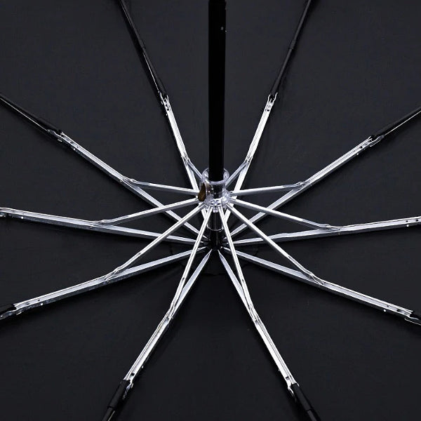Black folding windproof umbrella skeleton