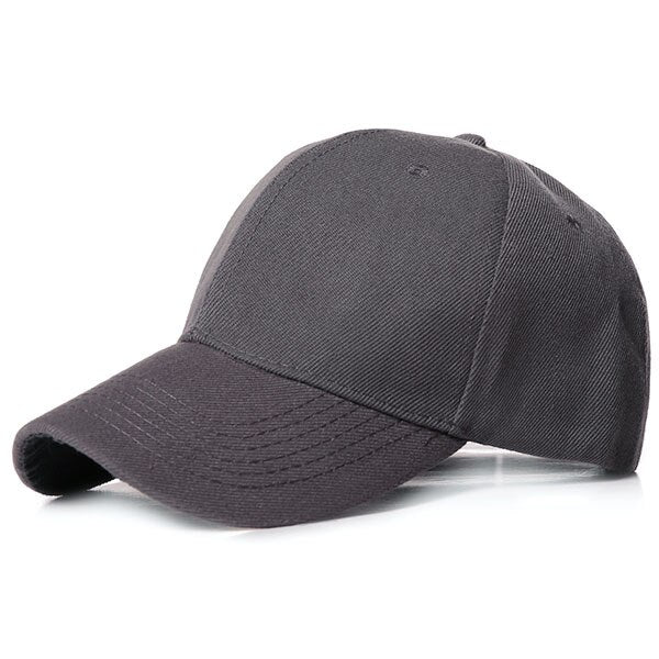 Classy Men Dark Grey Basic Cap