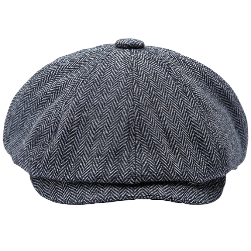 Classy Men Grey Vintage Newsboy Cap