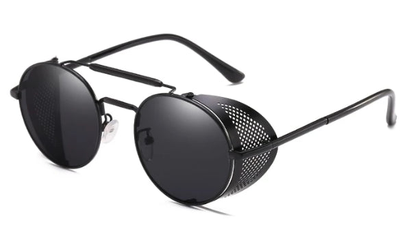 Classy Men Round Side Shield Sunglasses