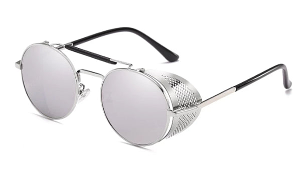 Classy Men Round Side Shield Sunglasses