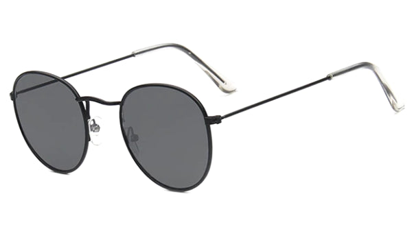 Classy Men Round Sunglasses All Black