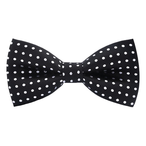 Classy Men Black Polka Dot Bow Tie - Classy Men Collection