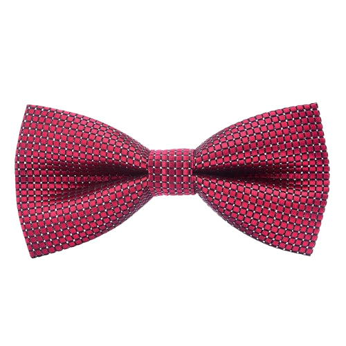 Papillon fantasia rosso da uomo di classe