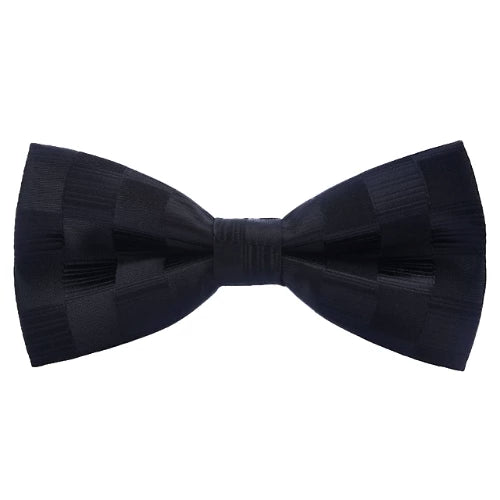 Classy Men Black Checkered Bow Tie - Classy Men Collection