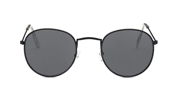 Classy Men Round Sunglasses All Black