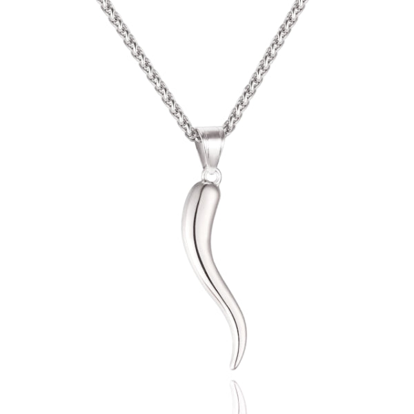 Mens italian horn necklace clearance