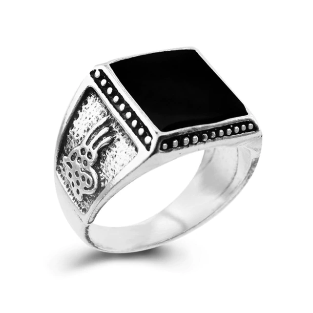 Classy Men Black Antique Ring - Classy Men Collection