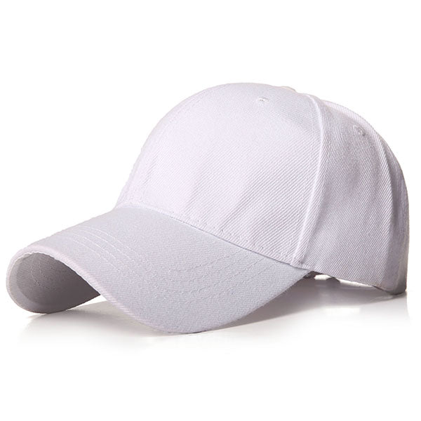 Classy Men White Basic Cap