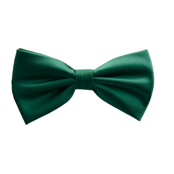 Classy Men Green Silk Pre-Tied Bow Tie