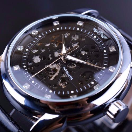 Classy Men Watch Royal Black/Silver - Classy Men Collection