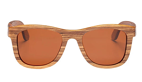 Classy Men Brown Polarized Bamboo Wood Sunglasses - Classy Men Collection