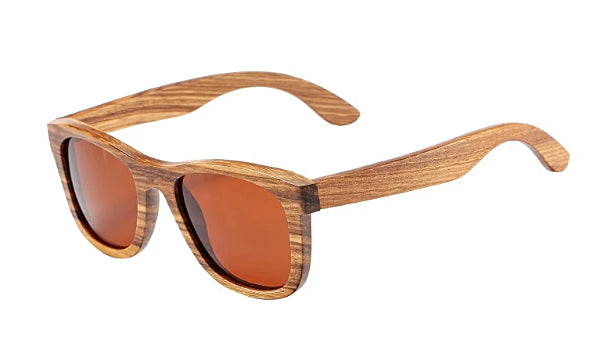 Classy Men Brown Polarized Bamboo Wood Sunglasses - Classy Men Collection