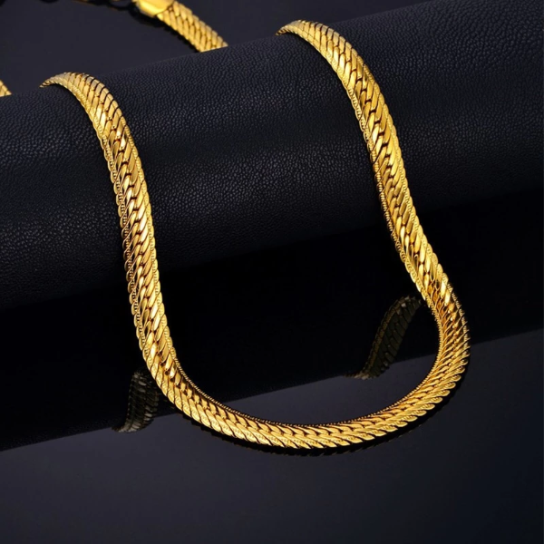 NJCXOLA 3 Pezzi Collana Catena Serpente Oro Collana Spina Pesce Donna Girocollo Acciaio Inossidabile Catena Piatta Gioielli Catena Serpente Oro Regolabile 2/3MM 40/45/50 CM per Donne Ragazza NJCXOLA 3 Pezzi Collana Catena Serpente Oro Collana Spina Pesce Donna Girocollo Acciaio Inossidabile Catena Piatta Gioielli Catena Serpente Oro Regolabile 2/3MM 40/45/50 CM per Donne Ragazza