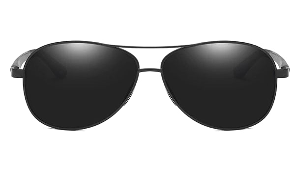 Classy Men All Black Polarized Pilot Sunglasses - Classy Men Collection
