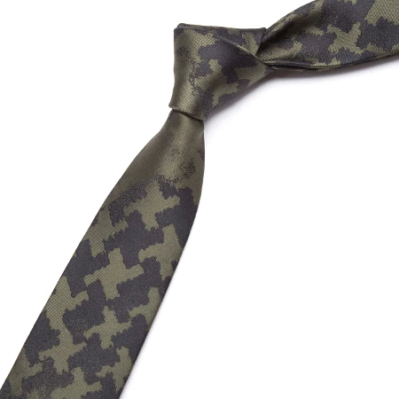 Classy Men Camouflage Cross Skinny Tie - Classy Men Collection