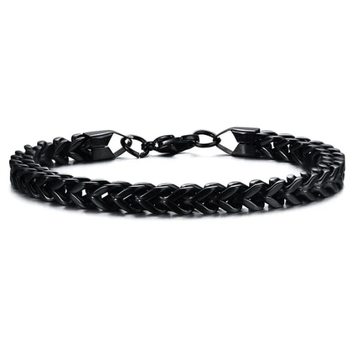 Classy Men Black Foxtail Bracelet - Classy Men Collection