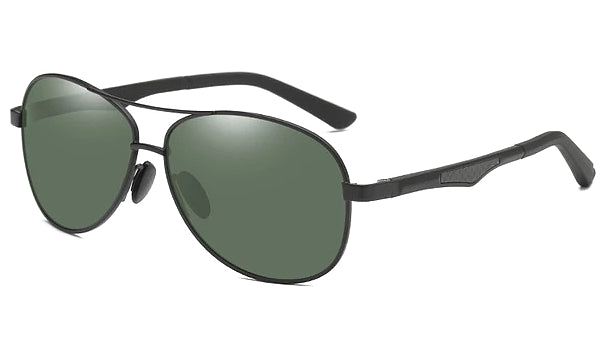 Classy Men Green Polarized Pilot Sunglasses - Classy Men Collection