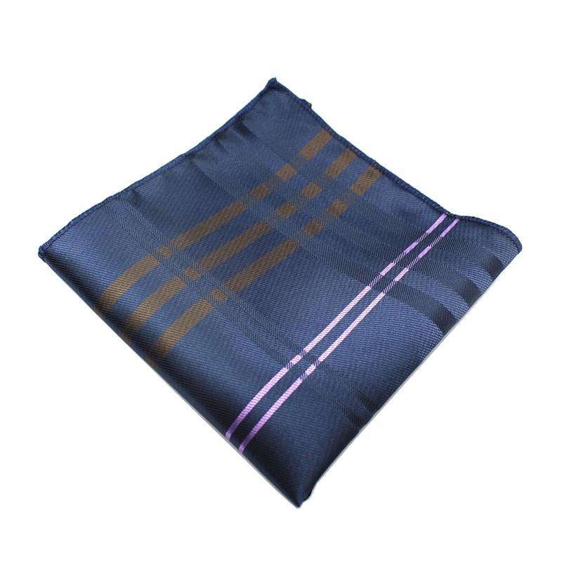 Classy Men Pocket Square Dark Blue - Classy Men Collection