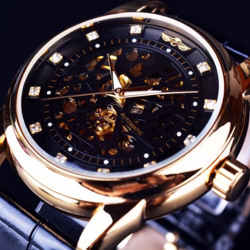 Classy Men Watch Royal Black/Gold - Classy Men Collection