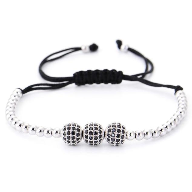 Classy Men Bracelet Triple Platinum - Classy Men Collection