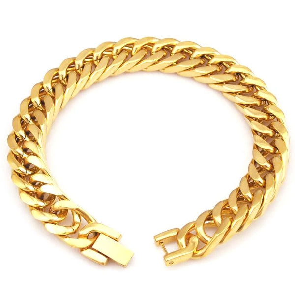 Classy Men Gold Chain Bracelet - Classy Men Collection