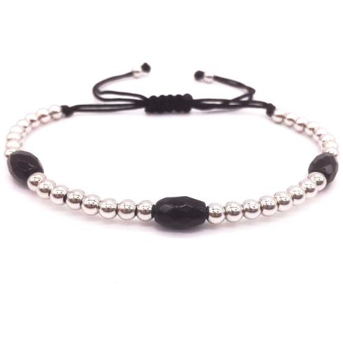 Classy Men Wide Agate Bracelet - Classy Men Collection