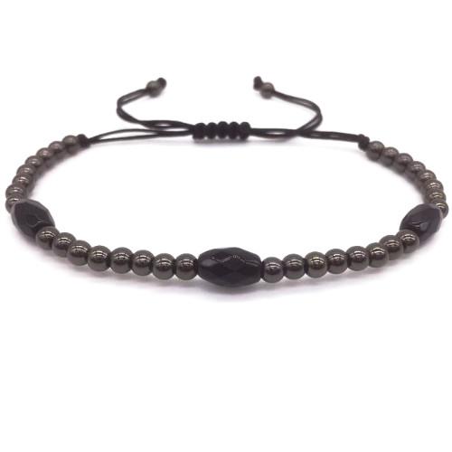 Classy Men Wide Agate Bracelet - Classy Men Collection