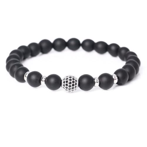 Classy Men Bracelet Matte Silver - Classy Men Collection