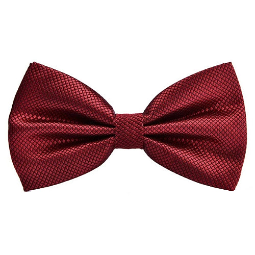 Classy Men Wine Red Deluxe Pre-Tied Bow Tie