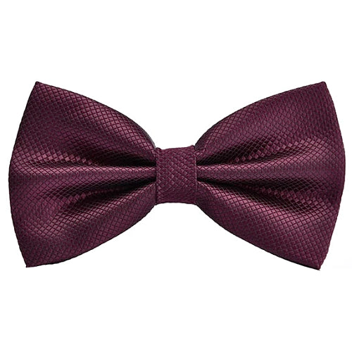 Classy Men Burgundy Deluxe Pre-Tied Bow Tie - Classy Men Collection