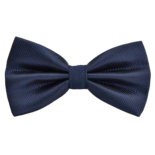 Classy Men Navy Blue Deluxe Pre-Tied Bow Tie