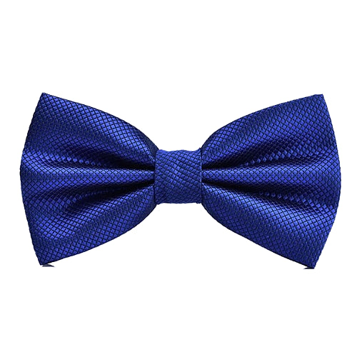 Classy Men Blue Deluxe Pre-Tied Bow Tie - Classy Men Collection