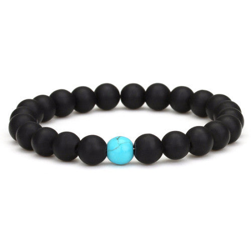 Classy Couple Bracelet Black/Turquoise - Classy Men Collection