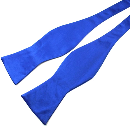 Classy Men Blue Silk Self-Tie Bow Tie - Classy Men Collection