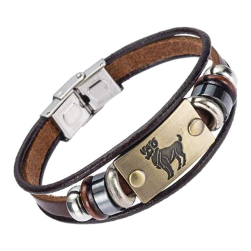 Classy Men Aries Zodiac Sign Bracelet - Classy Men Collection