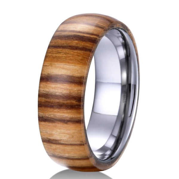 Classy Men Tungsten Wood Ring