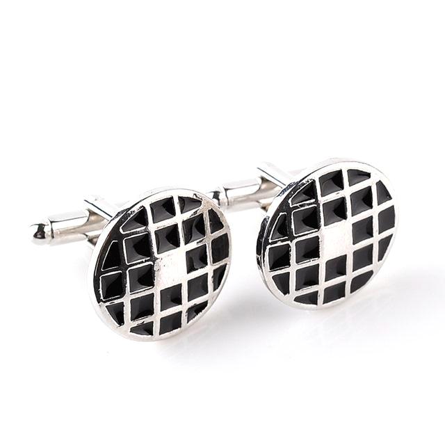 Classy Men Cufflinks Obsidian Rhombus - Classy Men Collection