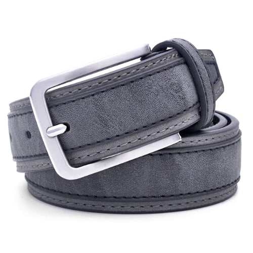 Classy Men Dark Grey Smart Casual Belt - Classy Men Collection