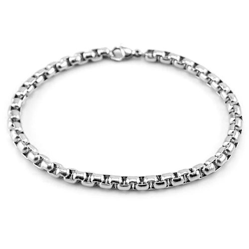 Bracciale a catena da uomo in acciaio inossidabile di classe