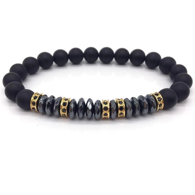 Classy Men Formal Beaded Pavé Bracelet - Classy Men Collection