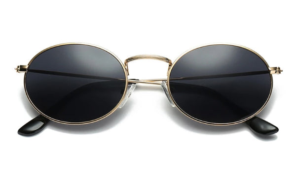 Classy Men Black Oval Sunglasses - Classy Men Collection