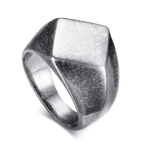 Classy Men Minimalist Signet Ring - Classy Men Collection