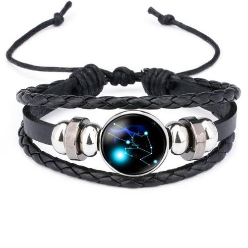 Bracciale da uomo di classe con costellazione zodiacale del Toro